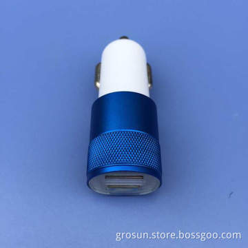 Colorful Dc to Dc Dual Port USB 5V 2.1A Car Charger from China Factory